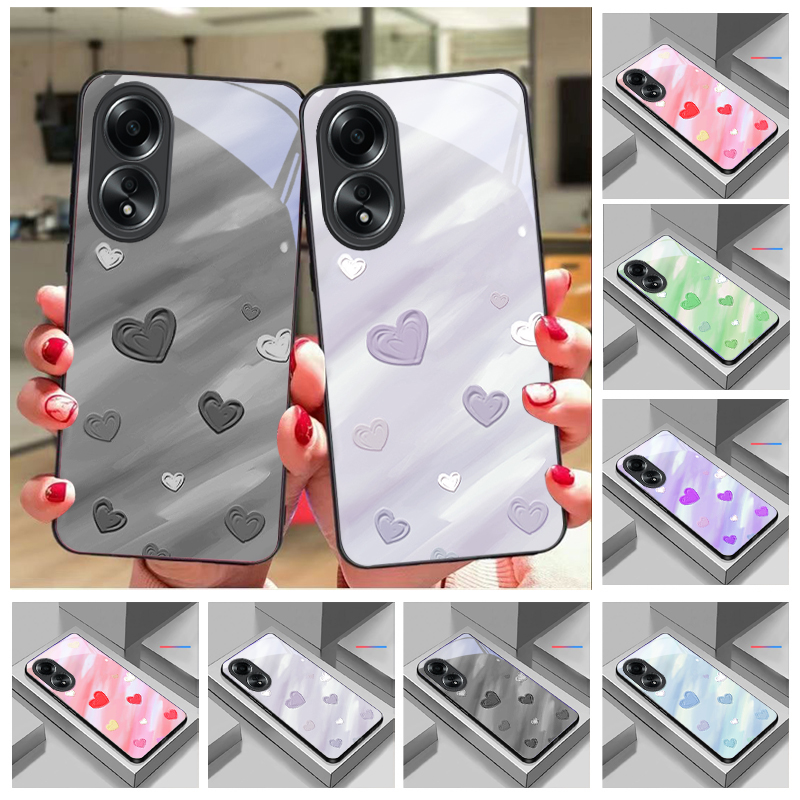 Oppo A78 - Minimalist ve puslu sanat eseri desenli